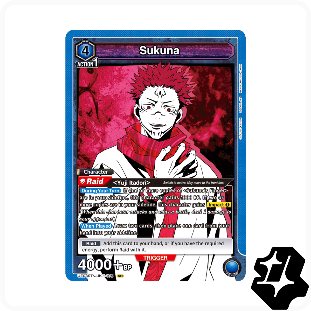 Jujutsu Kaisen Vol. 1 - Blue Sukuna, Fully-Built Deck