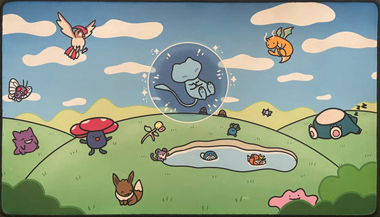 Bubble Mew Play/Desk Mat (Stitched)