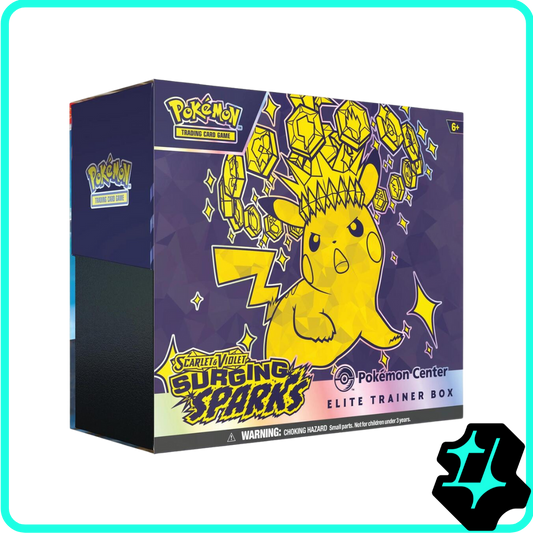Surging Sparks Pokemon Center Elite Trainer Box (Exclusive) - SV08: Surging Sparks (SSP)